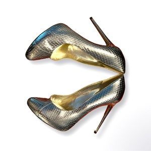 Metallic Dolce & Gabbana heels Size 38